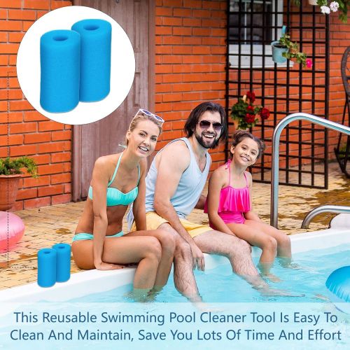  Honoson Pool Filter Sponge Cartridge Swimming Pool Filter Foam Pool Cleaner Foam Replacement Reusable Washable Hot Tub Cleaner Tool Compatible with Intex Type A Cleaning Replacemen