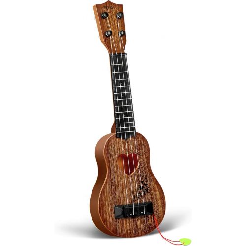  [아마존베스트]Hony Kids Toy Classical Ukulele Guitar Musical Instrument (Brown)