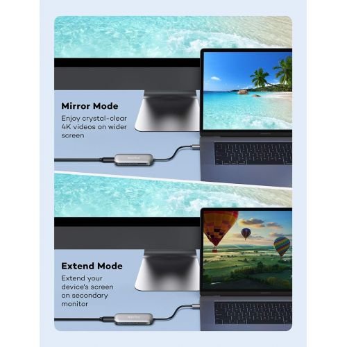  [아마존 핫딜] [아마존핫딜]HooToo USB C Hub, 6-in-1 USB C Adapter with 4K USB C to HDMI, 3 USB 3.0 Ports, SD Card Reader, Pd Charging Port for MacBook/Pro/Air，Chromebook，and More USB C Devices (Grey)