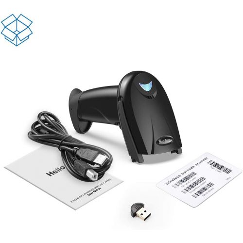  [아마존 핫딜] HooToo Bluetooth Barcode Scanner 2 in 1 Wireless and Wired 1D Bar Code Scanners with 32-bit Processor,750mAh Rechargeable Battery, Compatible with Inventory Systerms, MAC OS, iOS,