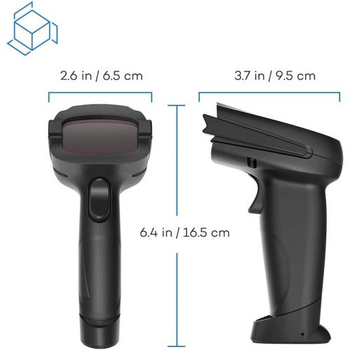  [아마존 핫딜] HooToo Bluetooth Barcode Scanner 2 in 1 Wireless and Wired 1D Bar Code Scanners with 32-bit Processor,750mAh Rechargeable Battery, Compatible with Inventory Systerms, MAC OS, iOS,