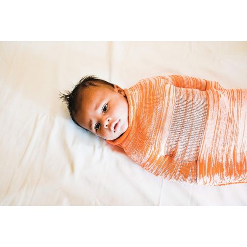  Hoodini (Orange - Small) Safe Soft Swaddle Sack for Sleeping Newborn Baby