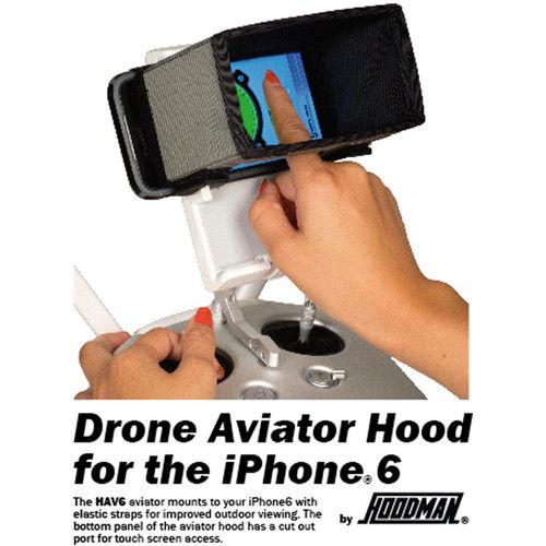  Hoodman HAV6 Drone Aviator Hood for iPhone 5/6/7/8