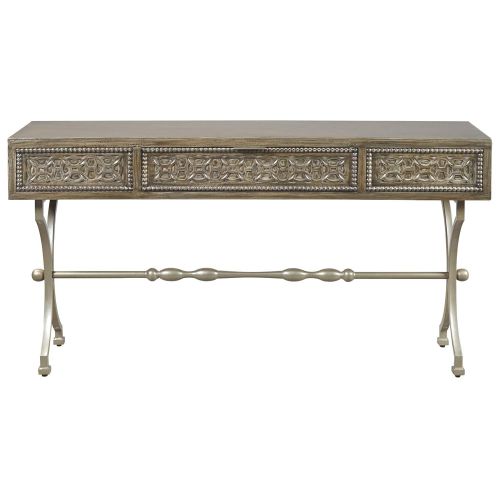  Hooker Ashley Furniture Signature Design - Quinnland Console Sofa Table - Antique Black