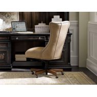 Hooker Furniture Lynn Leather Home Office Chair in Beige