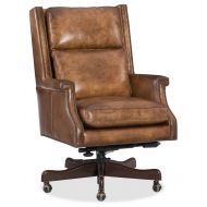 Hooker Furniture Beckett Leather Home Office Chair in Checkmate Pawn