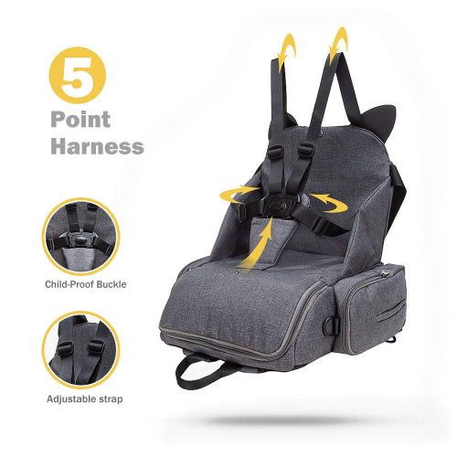  Hoomall HOOMALL 3 in 1 Booster Seat Diaper Bag Backpack Multifunction Travel Back Pack Maternity Baby...