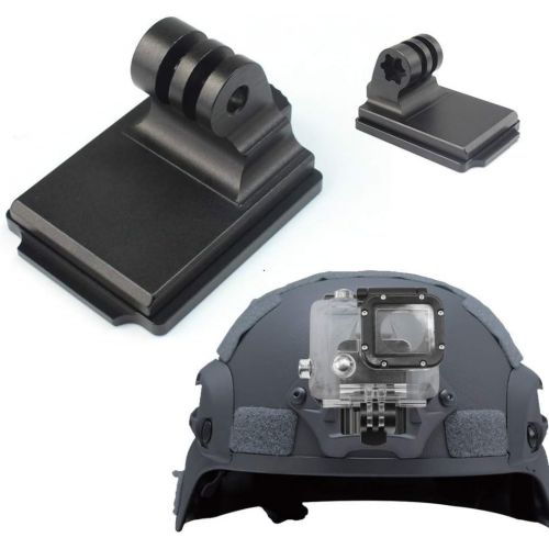  Hooshion Aluminum Alloy NVG Helmet Mount Adapter for GoPro Action Camera/Xiaoyi Camera(Camera Bolt is Not Included)
