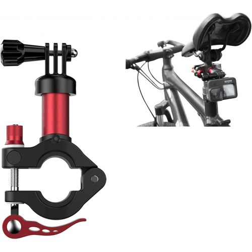  Hooshion Aluminum Alloy Camera Bicycly Seat Mount Bike Saddle Rail Seat Mount for Gopro 9/8 / Insta360 One R/OSMO Action/OSMO Pocket/Fimi Palm