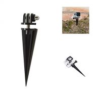 Hooshion Beach Soil Spike Mount Sand Dirt Grass Fixed Bracket Stand Camera Ground Stake Spike Tripod Mount for GoPro Hero 8/7 6 5 / DJI Osmo Action/Akaso/Eken and Other Action Came