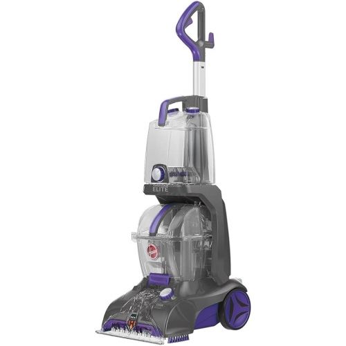  Hoover Power Scrub Elite Upright Multi Floor Carpet and Tile Cleaner Machine with 8 Foot Hose, Squeegee Tool, and Cleaning Solutions