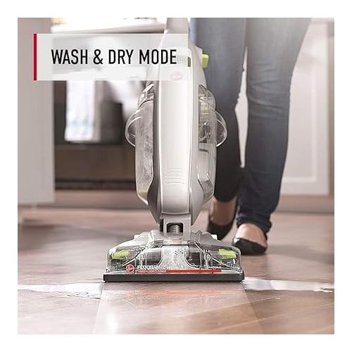  Hoover FloorMate Deluxe Hard Floor Cleaner Machine, FH40160PC, Silver