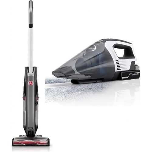  Hoover ONEPWR Evolve Pet Plus+ Cordless Upright Vacuum Cleaner, Red