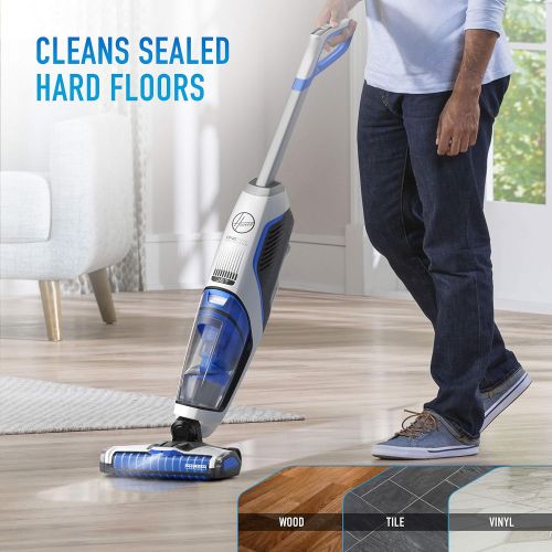  Hoover ONEPWR Cordless FloorMate Jet Hard Floor Cleaner, Wet Vacuum, BH55210A, White