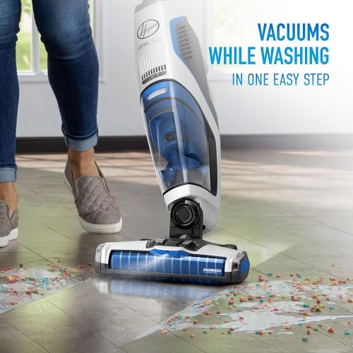  Hoover ONEPWR Cordless FloorMate Jet Hard Floor Cleaner, Wet Vacuum, BH55210A, White