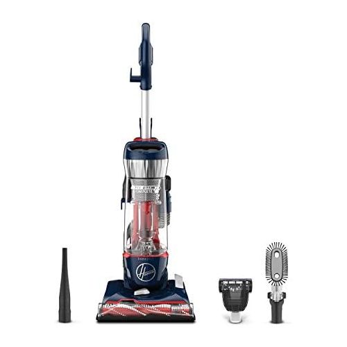  Hoover Pet Max Complete Bagless Upright Vacuum Cleaner, UH74110, Blue Pearl