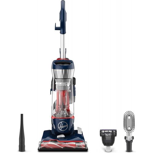  Hoover Pet Max Complete Bagless Upright Vacuum Cleaner, UH74110, Blue Pearl