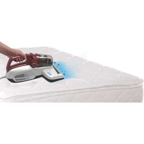  [아마존베스트]Hoover MBC500UV, Ultra Vortex Mattress Cleaner, Red, White