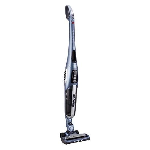  Hoover ATV 324 LD Athens Evo Battery Vacuum Cleaner with Extremely Long Runtime, Plastic, 1 Litre, Metallic Blue