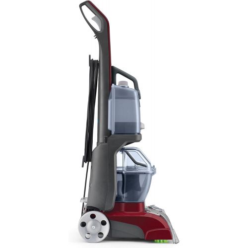  Hoover Power Scrub Deluxe Carpet Cleaner Machine, Upright Shampooer, FH50150, Red