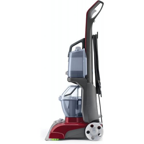  Hoover Power Scrub Deluxe Carpet Cleaner Machine, Upright Shampooer, FH50150, Red