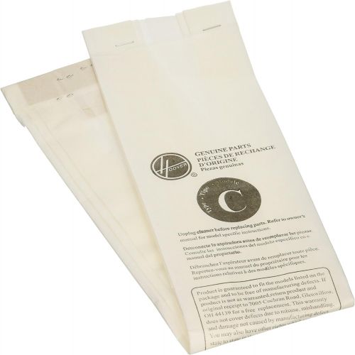  Hoover Paper Bag, Type C Upright Bottom Fill (Pack of 3)