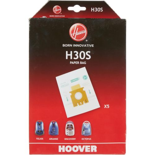  Hoover Genuine H30S Purefilt Paper Bags to fit The Telios, Sensory Cylinders