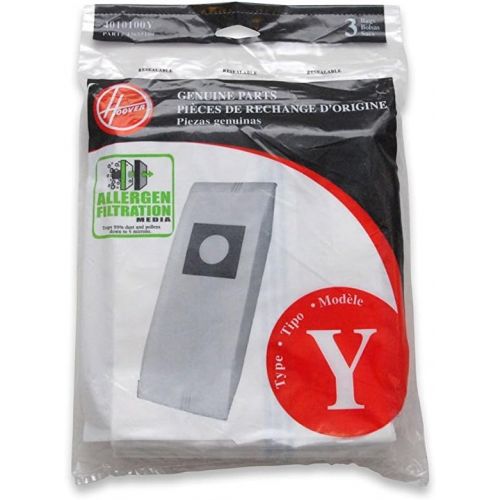  Hoover Type Y Allergen Bag (Count 3), 4010100Y - Pack of 5