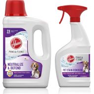 Hoover Paws & Claws Solution Bundle, Deep Cleaning Shampoo with Pet Spot and Stain Remover Pretreat Formula, AH33008, White