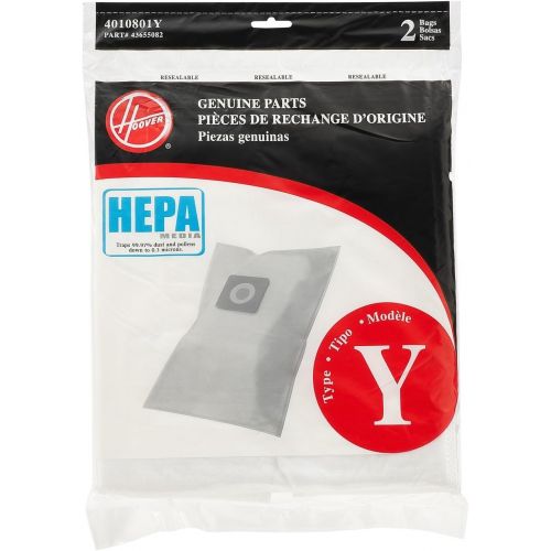  Hoover Commercial HEPA Y Vacuum Replacement Filter/Filtration Bag HVRAH10040 Each