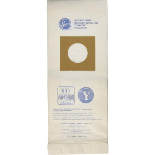  Hoover Paper Bag, Type Y Micro Wind Tunnel (Pack of 3)