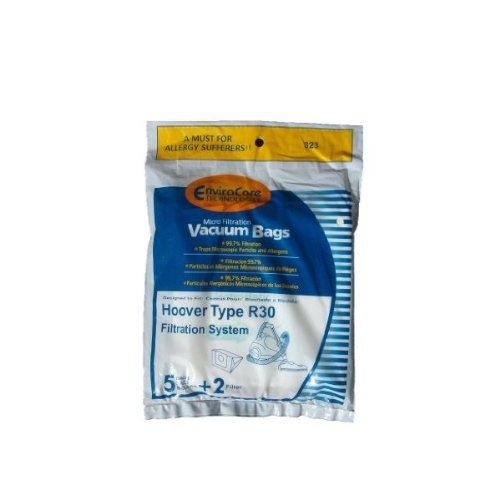  Hoover R30 Bag Generic Allergen 5 Pack with 2 Filters