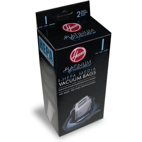  Hoover 8 Platinum I Vacuum Bags for Platinum Canisters( 4 PACKS EACH WITH 2 BAGS)