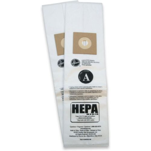  Hoover Type A HEPA Bag, 2-Pack, AH10135 Filter