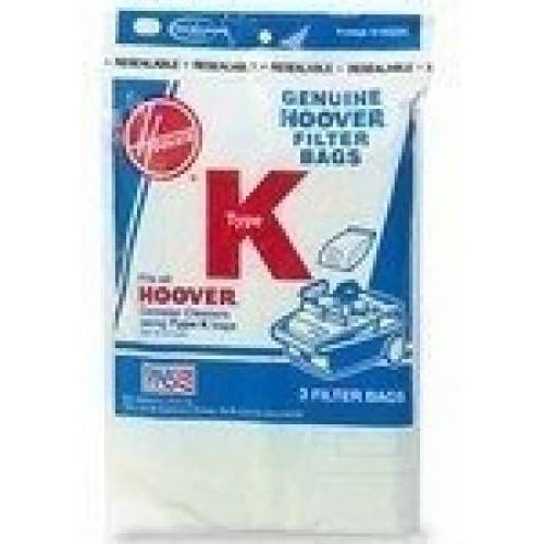  Hoover Type K Spirit Vacuum Cleaner Replacement Bags, Package of 10