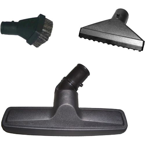  Hoover Canister 3 Piece Attachment Kit w/ Knob Style, Includes 1 Hoover Floor Brush, 1 Hoover Upholstery Tool, 1 Hoover Dusting Brush