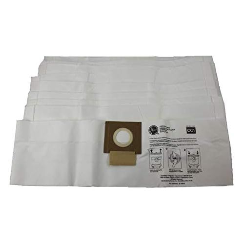  Hoover HushTone Canister Vacuum Bags, AH10163 CC1 Standard Filtration,10 Pack