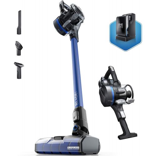  Hoover ONEPWR Blade Max Hard Floor, Cordless Stick Vacuum Cleaner, Lightweight, BH53353V, Blue