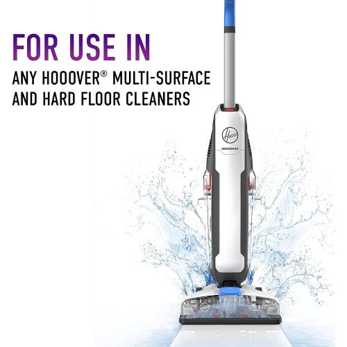  Hoover Paws & Claws Multi Surface Floor Cleaner, Concentrated Pet Cleaning Solution for FloorMate Machines, 32oz Formula, AH30429, White