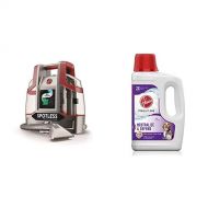 Hoover FH11300PC Spotless Portable Carpet & Upholstery Spot Cleaner, Red Spotless & AH30925 Paws & Claws Deep Cleaning Carpet Shampoo, 64oz Formula, White