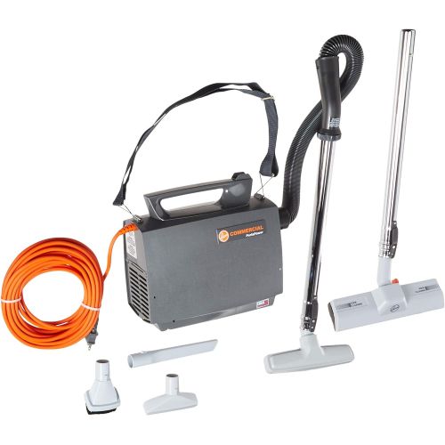  Hoover CH30000 PortaPower Lightweight Commercial Canister Vacuum, Orange & Cloth Bag, Porta Power Swingette S1015 S1029