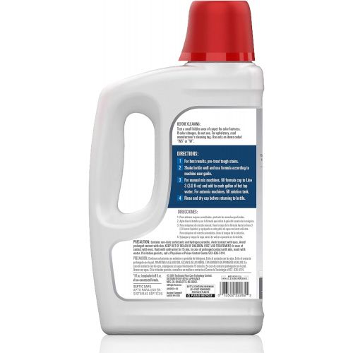  Hoover Oxy Deep Cleaning Carpet Shampoo, Concentrated Machine Cleaner Solution, 50oz Formula, AH30950, White