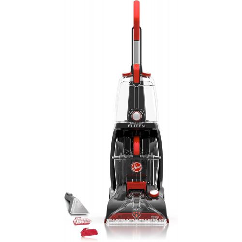  Hoover Power Scrub Elite Pet Upright Carpet Cleaner and Shampooer, Lightweight Machine, Red, FH50251PC