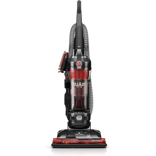  Hoover WindTunnel 3 High Performance Pet Bagless Corded Upright Vacuum Cleaner, UH72630, Red