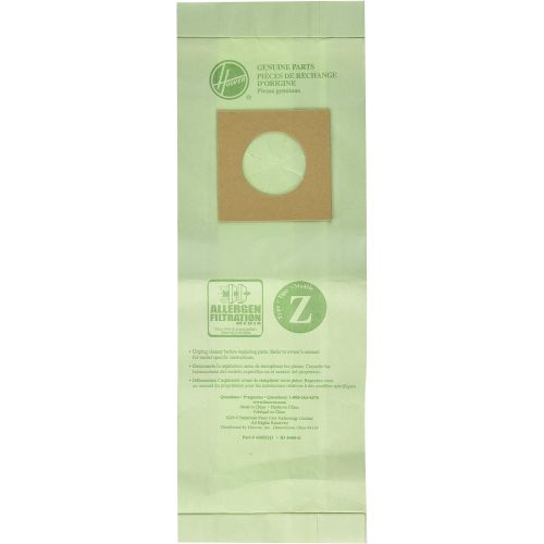  Hoover Paper Bag, Style Z Power Drive (Pack of 3)