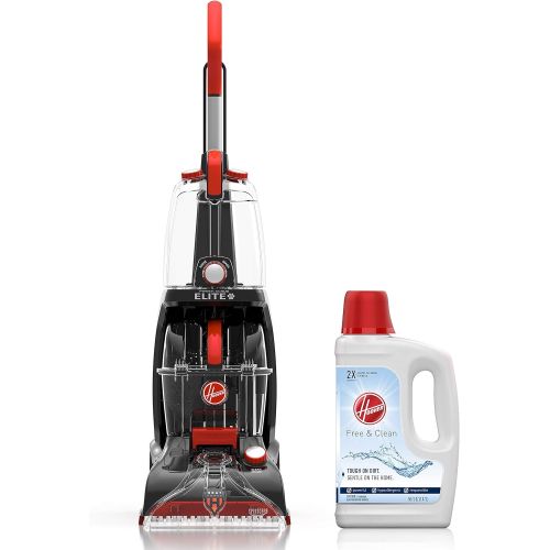  Hoover Power Scrub Elite Pet Carpet Cleaner with Free & Clean Carpet Cleaning Solution (50 oz), FH50251, AH30952