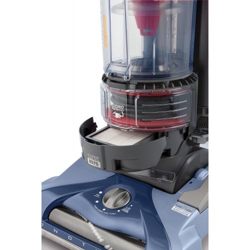  Hoover T-Series WindTunnel Pet Rewind Bagless Corded Upright Vacuum UH70210, Blue