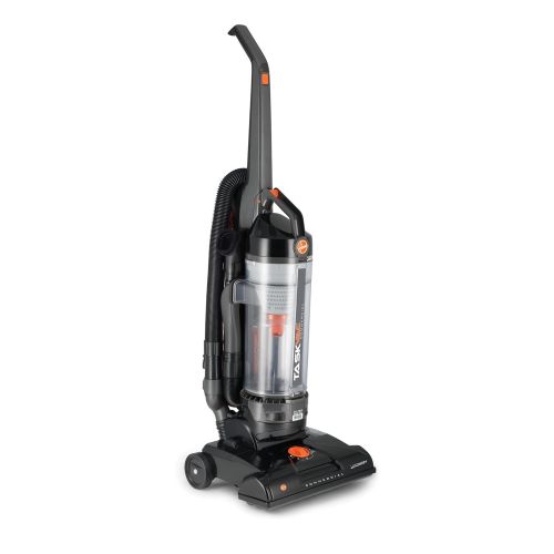  Hoover Commercial TaskVac Bagless Upright Vacuum Cleaner, Furniture Guard Lightweight HEPA Filtered Professional Grade Long-Lasting, 15 Pounds 35-Foot Long Cord, CH53010, Black