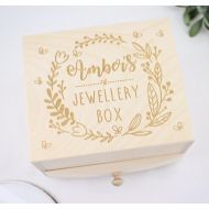 /HopwoodLaserDesigns Jewellery box, Jewelry box, Personalised jewellery box, Trinket box, Christening gift, Girls birthday, Jeweller display, Hair bow box