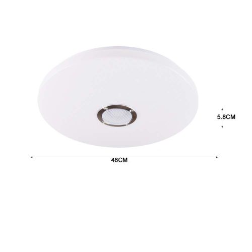  [아마존 핫딜]  [아마존핫딜]Horevo 36W Bluetooth Deckenleuchte Sternenhimmel Deckenlampe mit Fernbedienung und Bluetooth Lautsprecher Dimmbarer und Farbwechselnder Lampe fuer Kinderzimmer, Schlafzimmer, Wohnzimmer (C